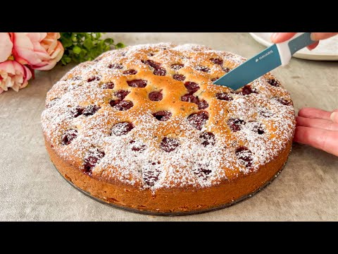 If there is no time 💖 Just stir and done! Yummy cake for the weekend! Recipe #125