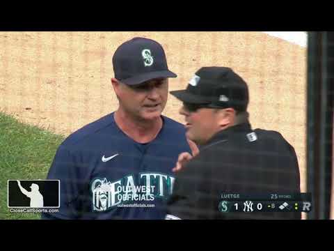 Ejection 123-124 - Lance Barrett Ejects Mariners' Jarred Kelenic and Scott Servais After Strikeout