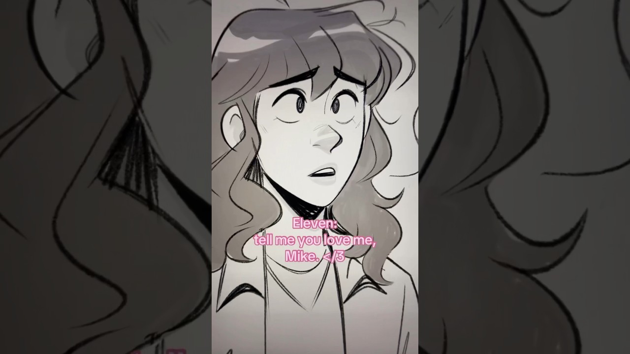 #strangerthings #animation #drawing #artist #shorts #pov #byler #mileven  #fyp #art #fanart