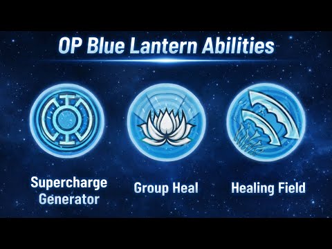 DCUO | OP BLUE LANTERN ABLILTIES | MUST WATCH