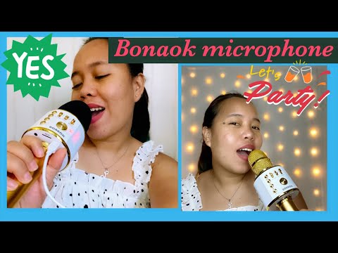 BONAOK BLUETOOTH WIRELESS KARAOKE MICROPHONE UNBOXING | REVIEW | IS IT WORTH IT??