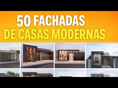 50 fachadas de casas modernas para inspirar sua reforma ou construção !