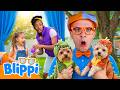 Blippi S Dinosaur Dog Show Blippi And Meekah Best Friend Adventures Educational Videos For Kids