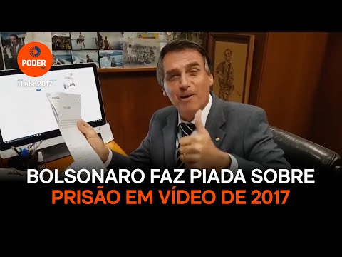 Bolsonaro faz piada sobre prisão em vídeo de 2017: “a Papuda lhe espera”