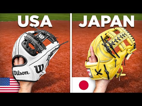 American VS Japanese Baseball Gloves