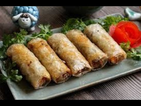 Spring Roll Recipe - Recette des Nems - Chả Giò - Nem Rán