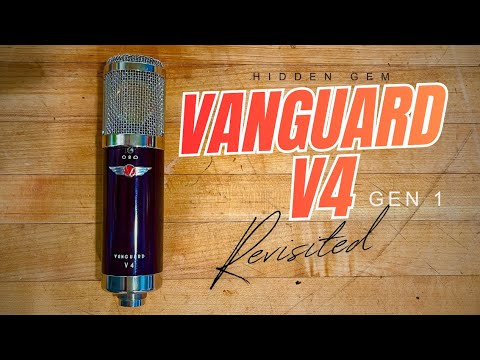 Vanguard Audio Labs V4 gen1 Large Diaphragm Multipattern Condenser Microphone - Maroon image 6