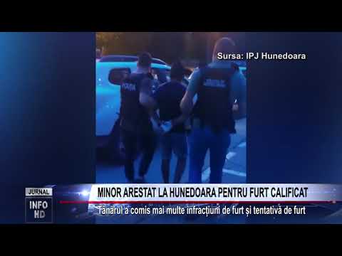 MINOR ARESTAT LA HUNEDOARA PENTRU FURT CALIFICAT