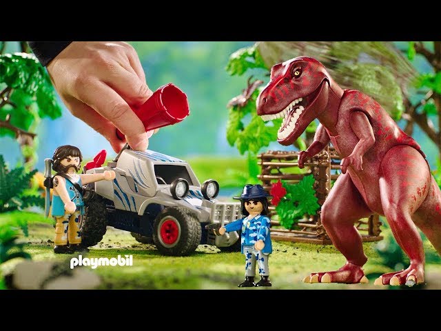 Vídeo relacionado con PLAYMOBIL Dinos 71523 Campamento de investigación con Dinosaurios, excursión de exploración, Incluye walkie-Talkie, microscopio y Huevos de Dinosaurio, Juguetes para niños a Partir de 4 años