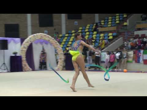 Miruna Ciocirlan CSM Ploiesti ROU Ribbon Juniors Level A Rhythmic Arad Trophy 2019