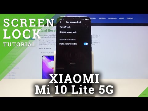 How to Add Screen Lock in Xiaomi Mi 10 Lite 5G - Set Up Screen Lock