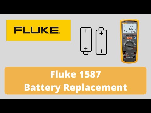 Fluke 1587 / 1507 Battery Replacement - 60 Seconds or Less - Simple, Easy, Fast