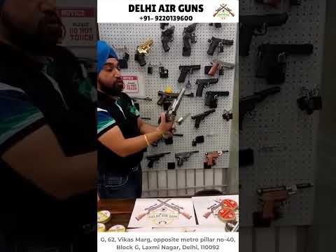 Stylish & Powerful ✨ Dan Wesson Silver Air Pistol | Top CO₂ Sports Airgun in India