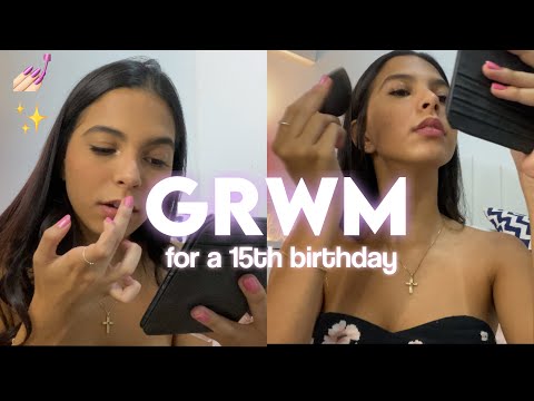 ARRUME-SE COMIGO PARA UMA FESTA DE 15🥂✨| grwm, makeup idea, outfit💗