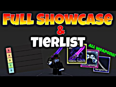 SHOWCASING and RANKING ALL WEAPONS | Jujutsu Infinite Roblox (JJI) Tierlist