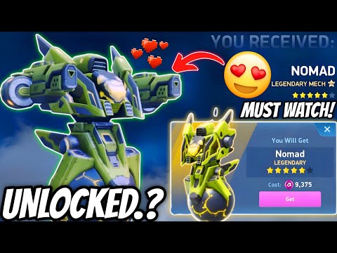 Finally!! | Legendary Mech "NOMAD" Unlocked 😍🔥 | Mech Arena
