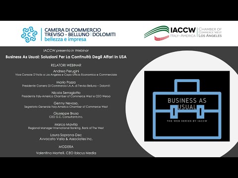 , title : 'IACCW Webinar I: Business As Usual - Soluzioni Per La Continuità' Degli Affari In USA (ITALIANO)'