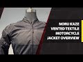 NORU Kaze Vented Textile Motorcycle Jacket Overview