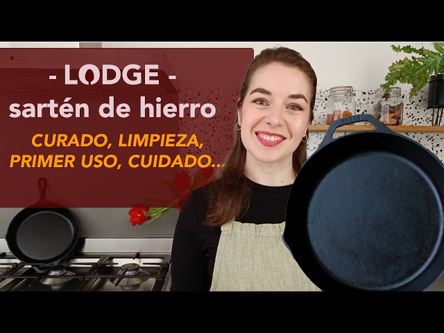 Vídeo relacionado con Lodge Juego de sartenes de hierro fundido presazonadas, el juego incluye sartén de 8 pulgadas, sartén de 10.25 pulgadas y sartén de 12 pulgadas, 3 piezas