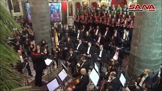 Christmas music by the Syrian Symphony and Alfarah Choir ♥♪♫ 2017
