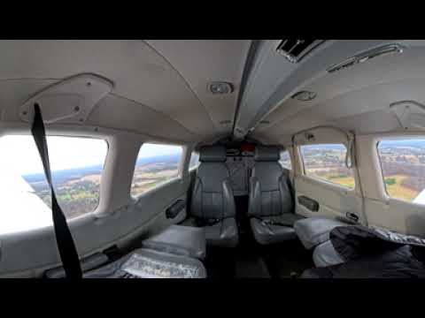 360 Video - Piper Lance visual landing Sky Manor (N40)