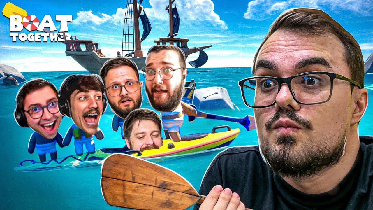 TODOS OS COLEGAS JUNTOS PRA SUBIR O RIO DE BOTE - Boat Together
