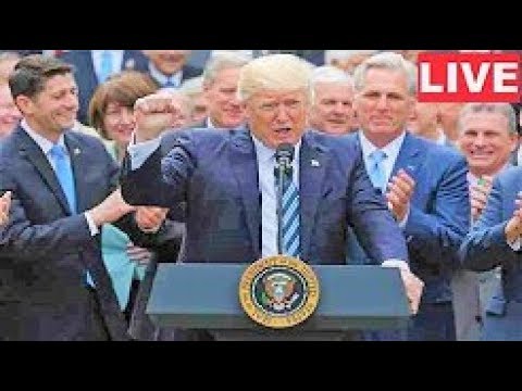 BREAKING Trump Full Speech Approved Tax overhaul Bill December 20 2017 News Video