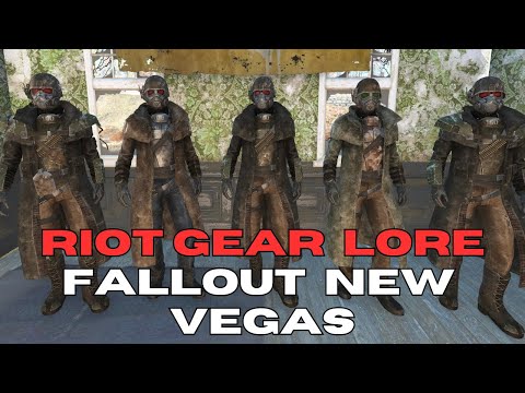Riot Gear Lore - Everything You Need Know About a Advanced, Limited-issue Combat armo in Fallout NV