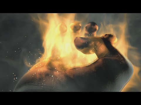 Free After Effects Intro Template #454 : Fire Hand Logo Reveal Intro Template for After Effects
