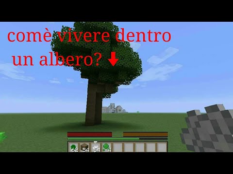MINECRAFT ITA:comè vivere dentro un albero