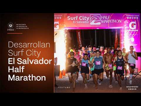 Las playas de La Libertad fueron sede de la sexta edición del Surf City El Salvador Half Marathon