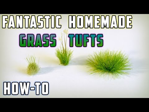 DIY Static Grass Tufts – Model Railroad – How-to