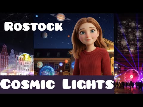 Cosmic Lights in Rostock: A Magical Light Festival Experience! - #lichtwoche  #rostock  2025
