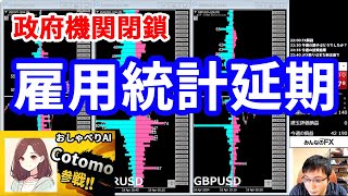 【まさかの雇用統計延期＆今週の投資結果＆カニトレーダーvs視聴者】2025年10月3日（金）FX実況生配信カニトレーダーチャンネル生放送1304回目