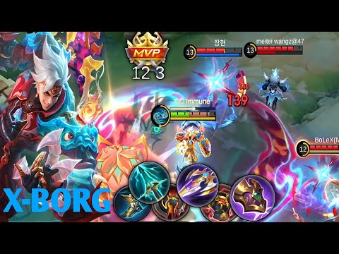 X-BORG BEST BUILD 2025 | Build Top Player X-BORG Gameplay | MOBILE LEGENDS ✔️