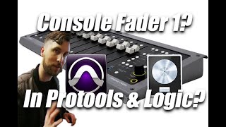 Video thumbnail for Softubes Console 1 Fader In Logic Pro X & Protools - How does it work? by Emlyn In The Mix
