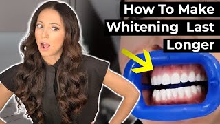 5 Ways To Make TEETH WHITENING Last LONGER 🦷 (Prolong Your Teeth Whitening Results)