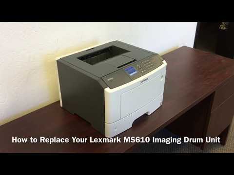 How To Replace Your Lexmark Ms610 Imaging Drum Unit