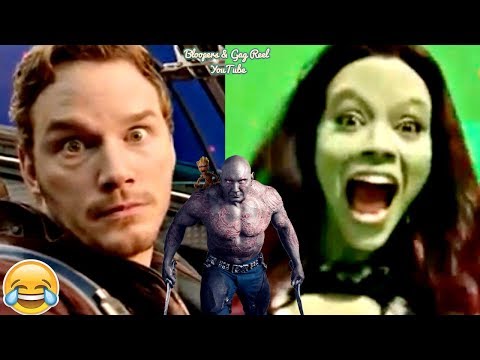 Guardians of the Galaxy Vol. (1&2) Hilarious Bloopers & Gag Reel - Chris Pratt