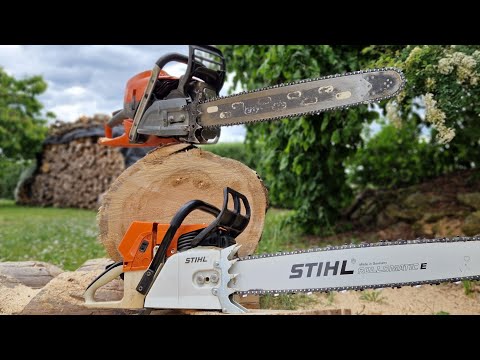 Husqvarna 592 vs Stihl 064, David vs Goliath