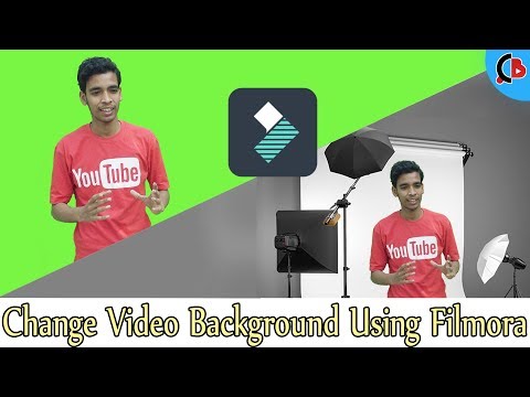 How To Change Video Background Using Filmora🖥 (Hindi) ||  Creative Bijoy