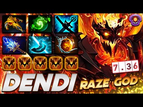 7.36 Dendi Shadow Fiend Raze Lord - Dota 2 Pro Gameplay [Watch & Learn]