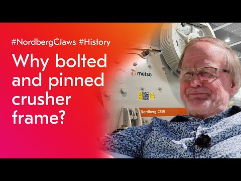 #NordbergCJaws — Why bolted and pinned crusher frame?