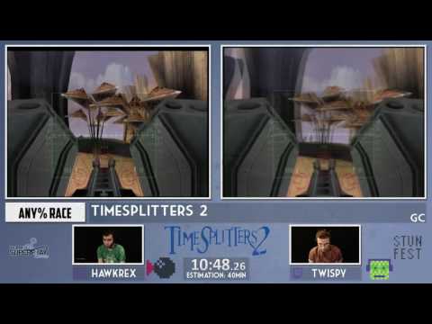 [STUNFEST 2016] TimeSplitters 2 Speedrun Race by Hawkrex & Twispy