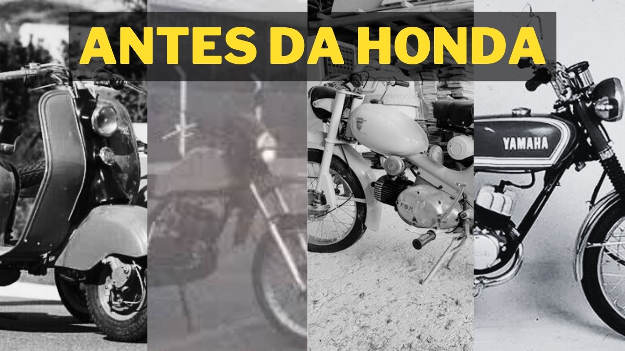 COMO ERAM AS MOTOS ANTES DA HONDA CHEGAR? Veja a história das motos até os anos 70.