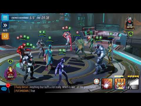 Power armor vs Ultron + Sinister 6