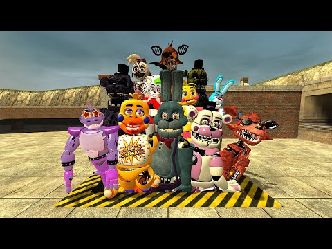 DESTROY PUNCH DIAMOND RUIN FNAF Security Breach ANIMATRONICS IN GMOD!