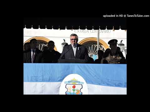 Juan Carlos Álvarez discurso Día de la Bandera