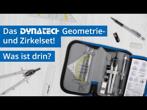 Robustes & kompaktes Zirkelset/Federtasche für Schüler und Studenten