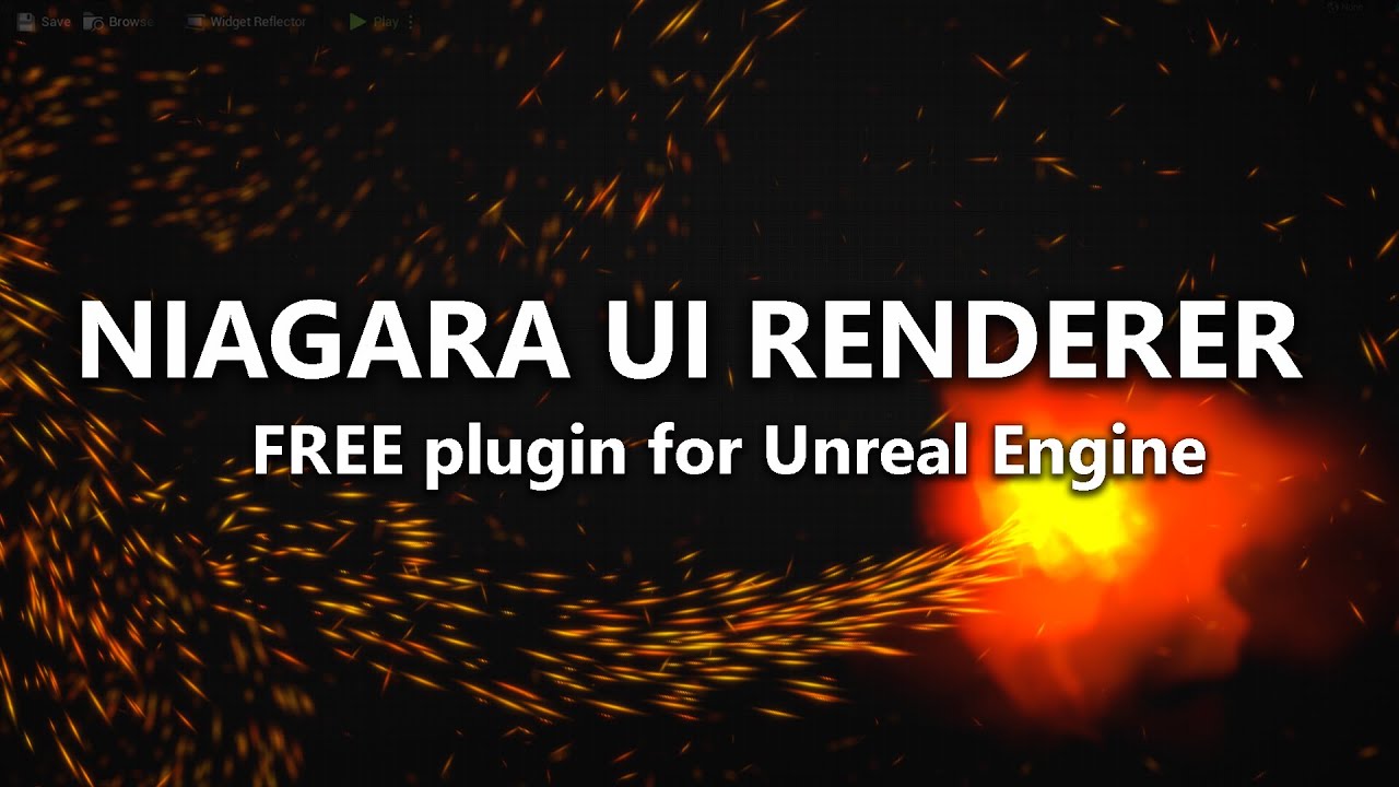 Niagara UI Renderer Demo | Free Plugin for Unreal Engine 4 / Unreal Engine 5